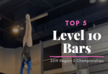 Top 5 Level 10 Bars from Region 5 Championships (R5 vs NCAA)