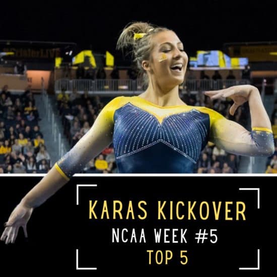 Karas Kickover NCAA Week #5 TOP 5