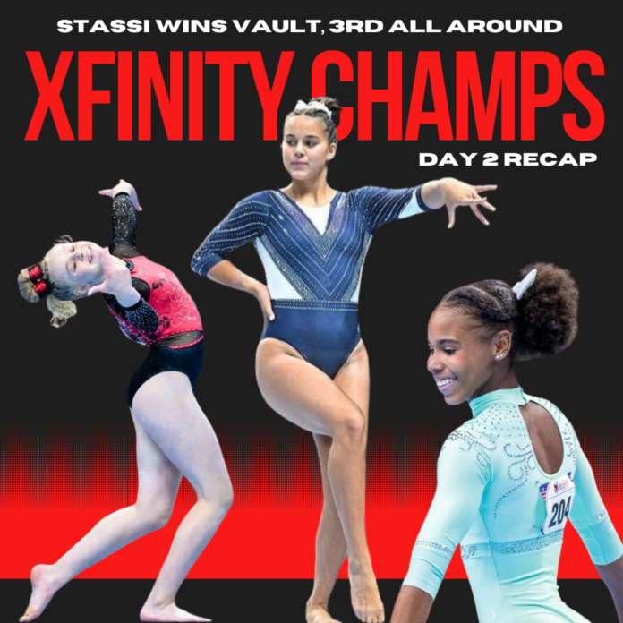 Stassi Third All Around, 2023 Xfinity Champs Day 2 Recap