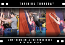 Training Thursday: Arm Throw Drill for Yurchenko Vaults