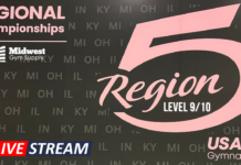 Coverage: 2026 Level 9 and 10 Region 5 Championships