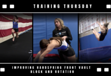 Training Thursday: Improving Handspring Fronts on Vault
